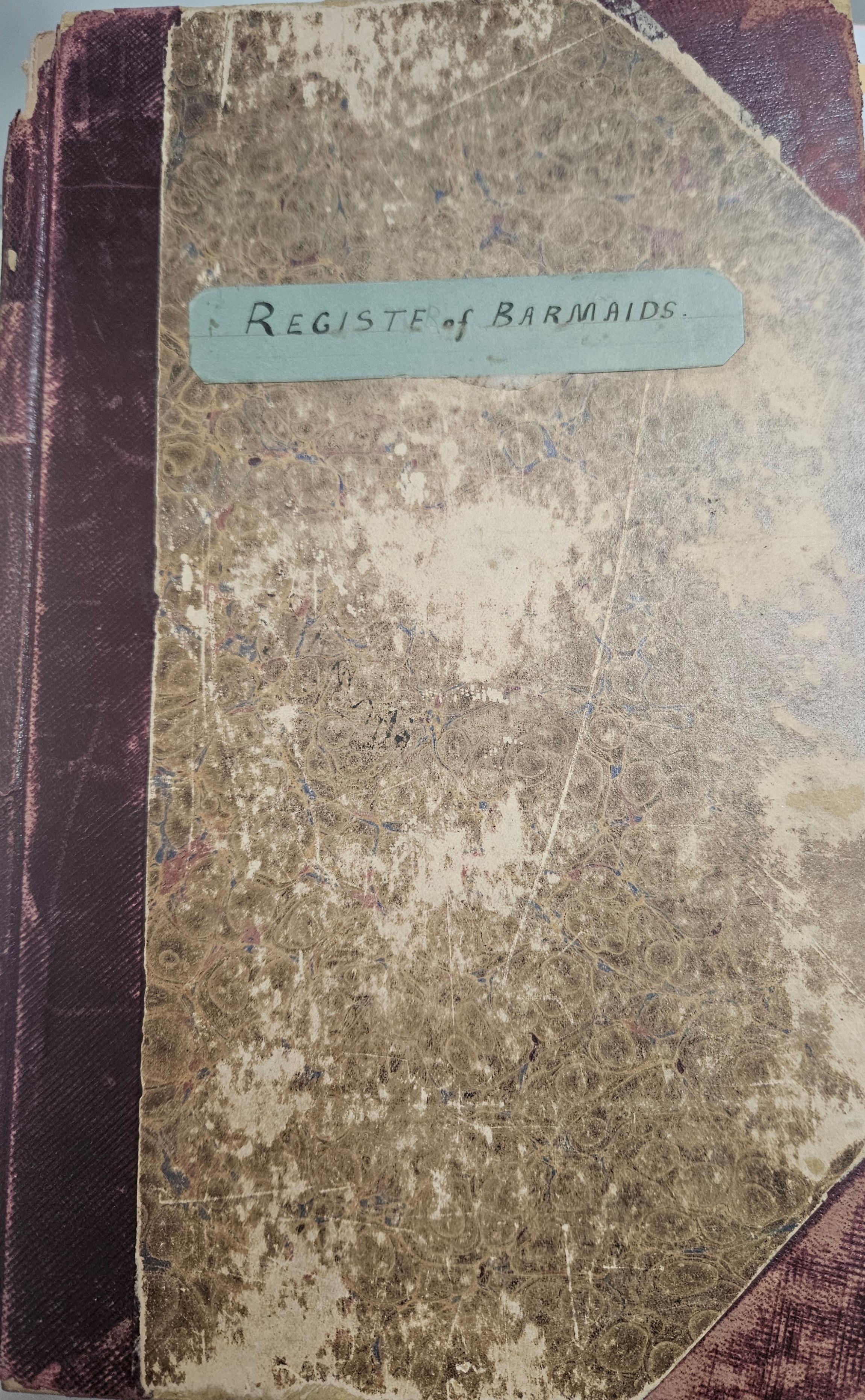 Barmaid registration book GRG67_25