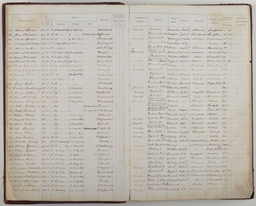 Hospital admission for Joseph Lawrence