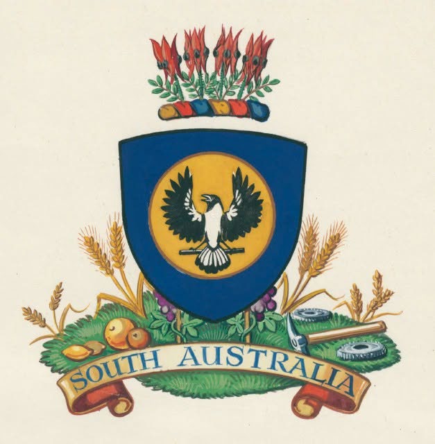 South Australia's Coat of Arms, granted by Queen Elizabeth II and adopted on 1 February 1984. Image featured on State Records' Facebook page and generated the highest level of public engagement during the reporting year.